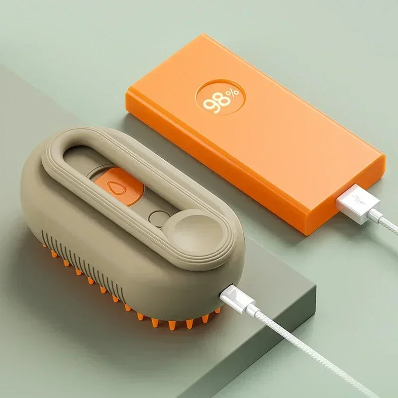 Escova Massageadora com Spray - SoftPet