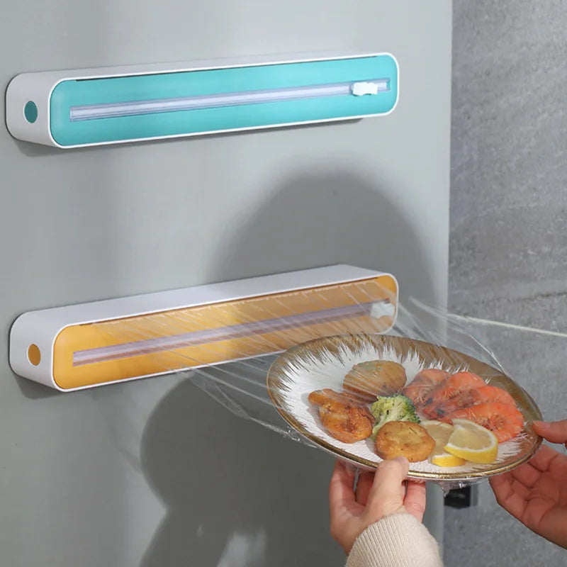 Dispensador de Papel Filme Multifuncional de Cozinha - CorteCerto